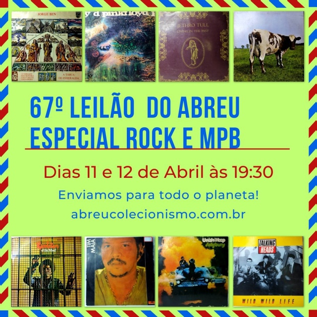 67  LEILÃO ROCK E MPB EM VINIL