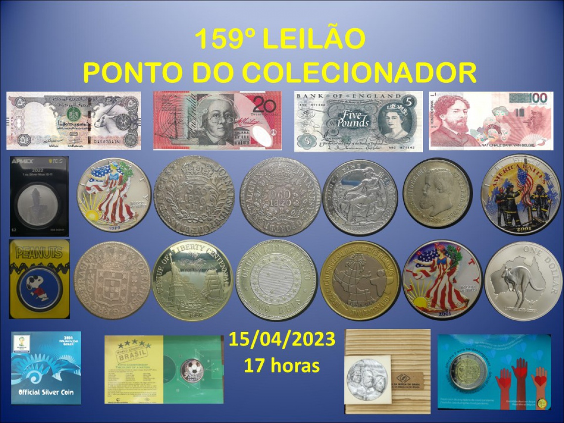 159º LEILÃO PONTO DO COLECIONADOR