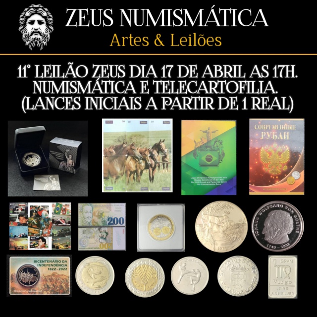 Zeus Numismática Artes e leilão