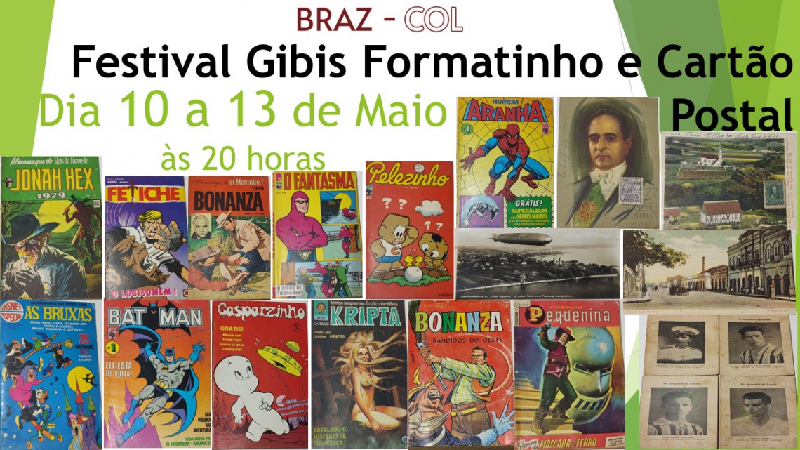 Festival Gibis Formatinho e Cartão Postal