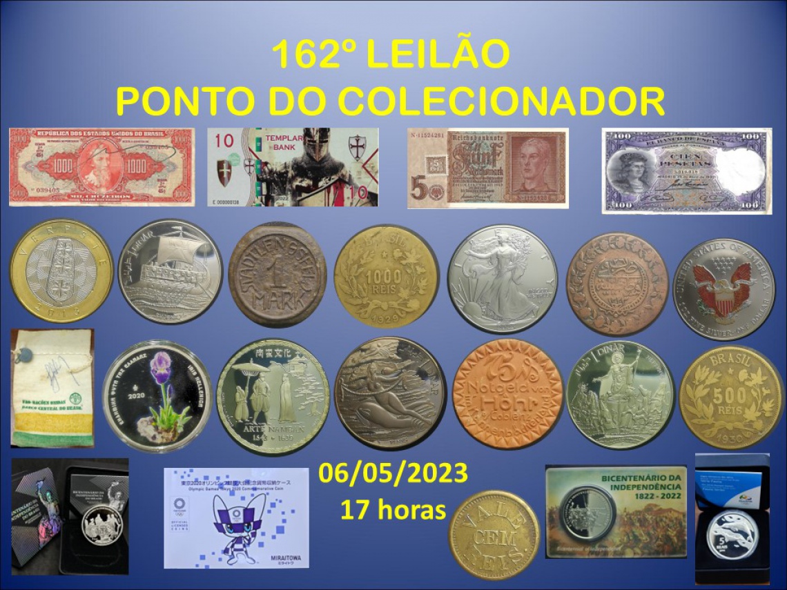 162º LEILÃO PONTO DO COLECIONADOR