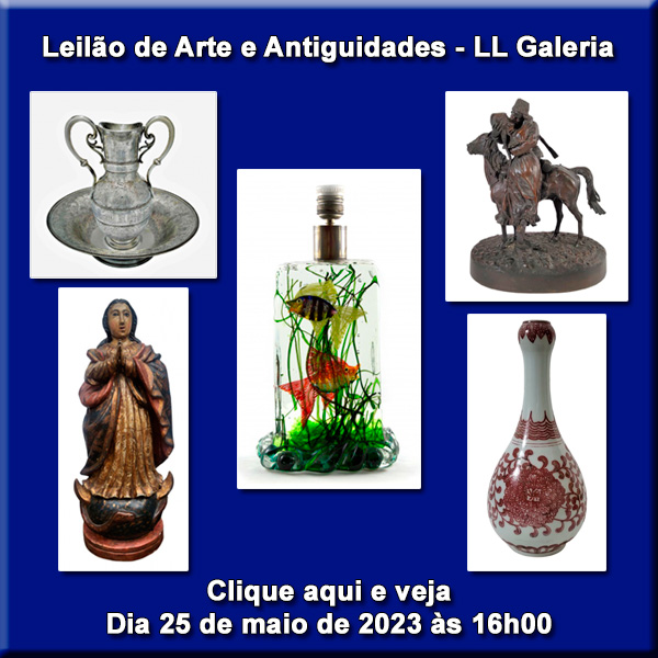 Leilão de Arte e Antiguidades - LL Galeria - 25/05/2023 às 16h00