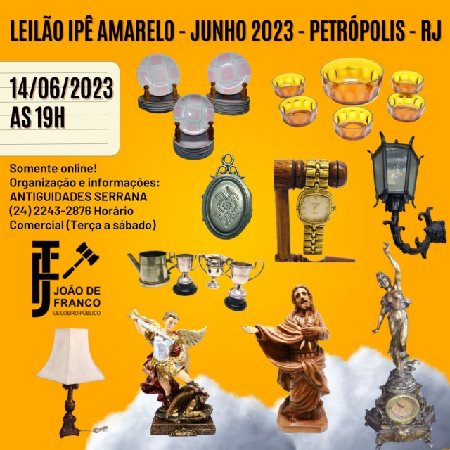 LEILÃO IPÊ AMARELO - JUNHO 2023 - PETRÓPOLIS - RJ