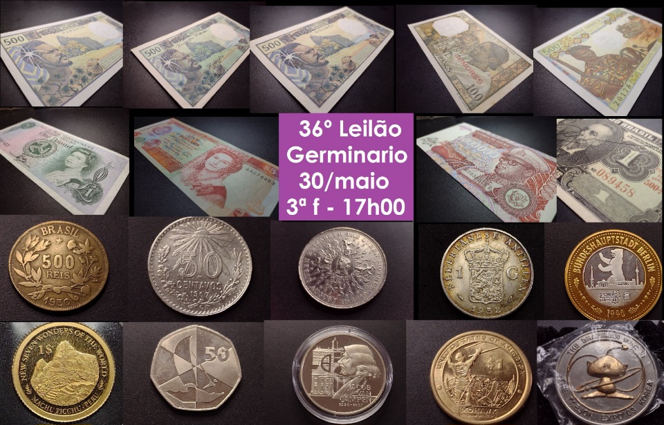 36º Leilão Germinário de Numismática, Multicolecionismo e Variedades.