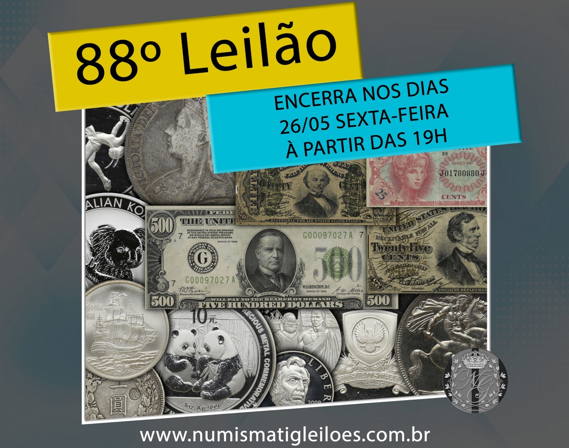 88º LEILÃO DE NUMISMÁTICA - NUMISMATIG LEILÕES