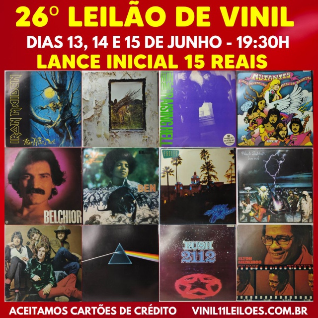 26º LEILÃO DE DISCO DE VINIL