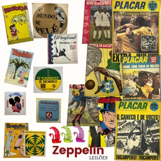 39º  leilão Zeppelin-Extra- Revistas, Plásticos e colecionáveis em geral