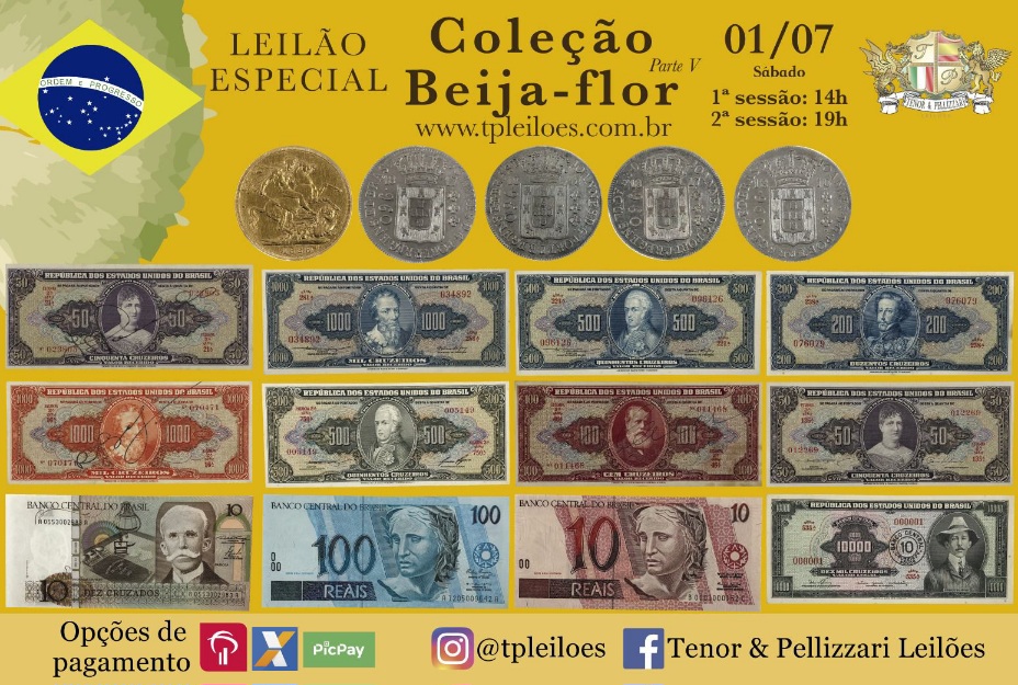 LEILÃO ESPECIAL - COLEÇÃO BEIJA-FLOR
