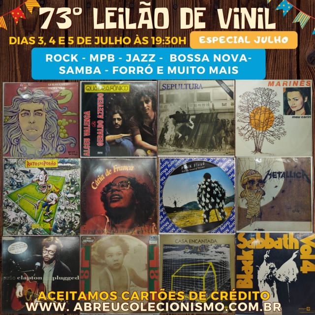 LEILÃO VINIL ESPECIAL DE JULHO(73)