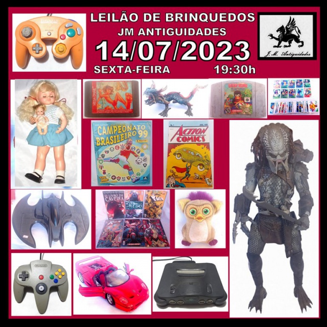 LEILÃO DE BRINQUEDOS JM ANTIGUIDADES