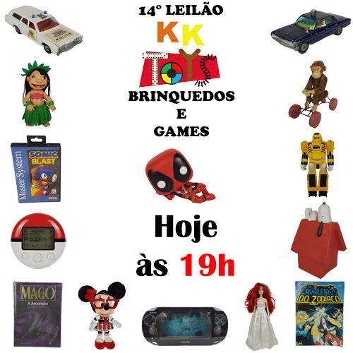 14º LEILÃO KK TOYS - BRINQUEDOS E GAMES