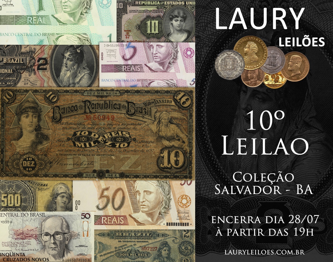 10º LEILÃO DE NUMISMÁTICA - LAURY LEILÕES