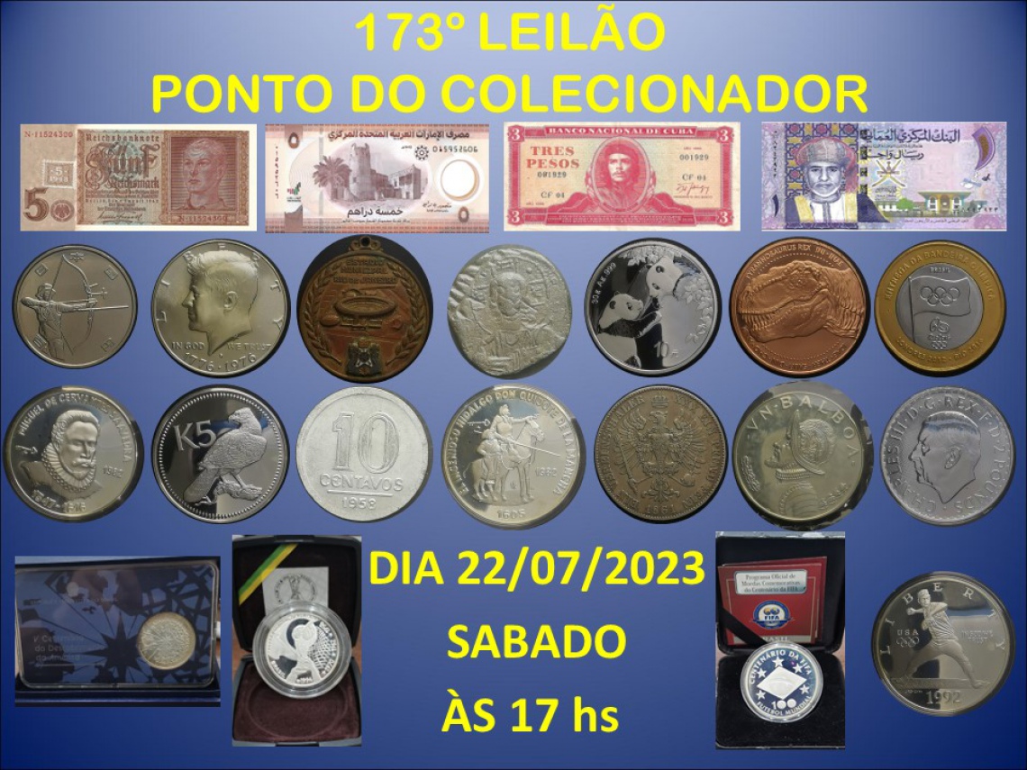 173º LEILÃO PONTO DO COLECIONADOR