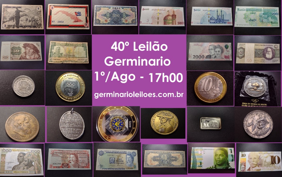40º Leilão Germinário de Numismática, Multicolecionismo e Variedades.