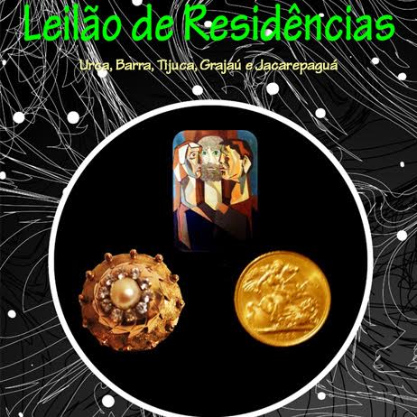 LEILÃO DE RESIDÊNCIAS - Numismática, Joias,  Eletrodomésticos, Antiguidades e Colecionismo.