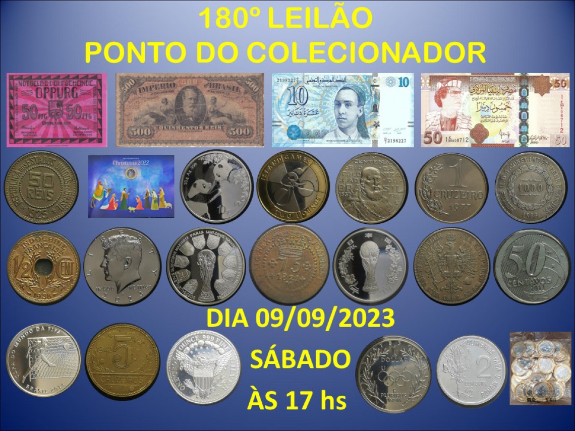 180º LEILÃO PONTO DO COLECIONADOR