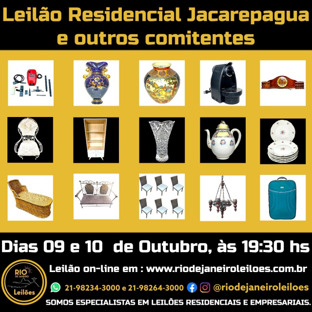 LEILÃO RESIDENCIAL JACAREPAGUÁ E OUTROS COMITENTES