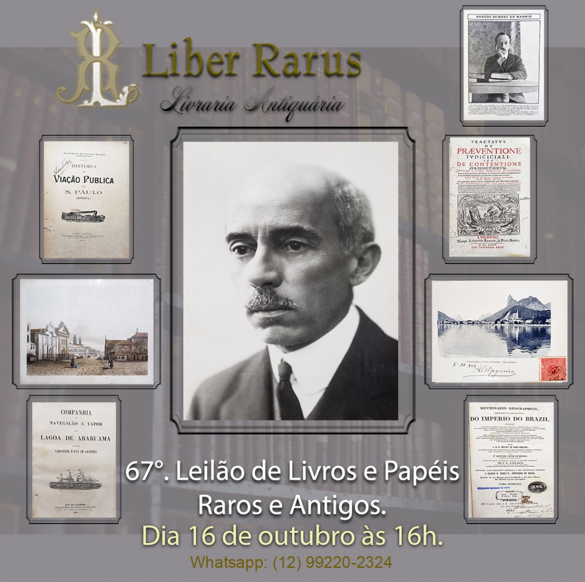 67º Leilão de Livros e Papéis Raros e Antigos - Liber Rarus