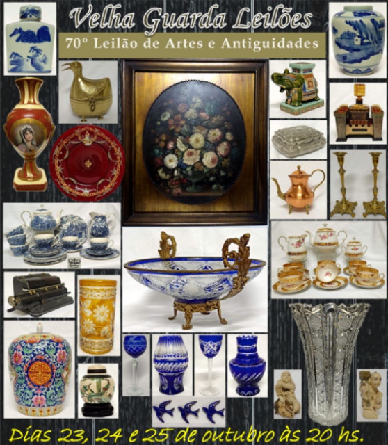70º LEILÃO VELHA GUARDA LEILÕES - Arte, Antiguidades, Decoração e Colecionismo