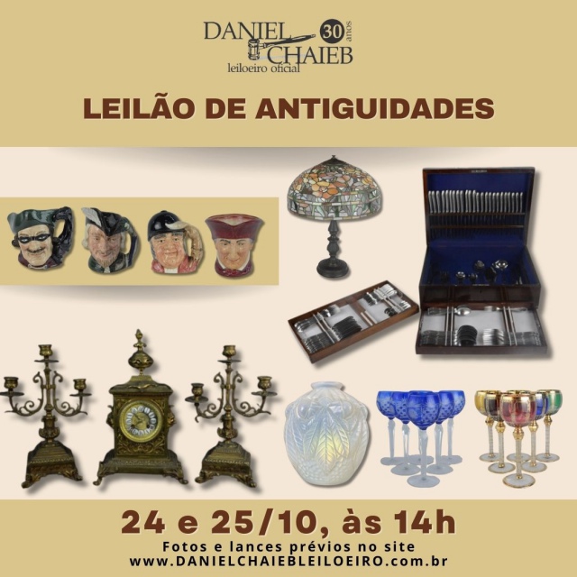 LEILÃO DE ANTIGUIDADES