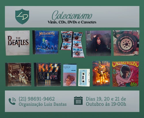 LD Colecionismo, Vinis, CDs, DVDs e K7