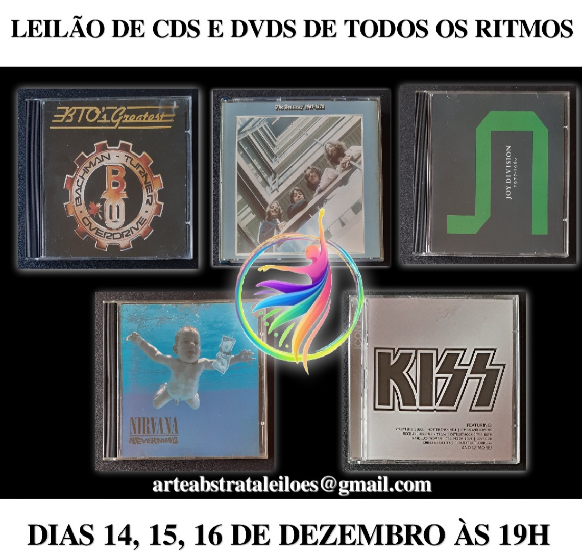LEILÃO DE CDS E DVDS DE TODOS OS RITMOS