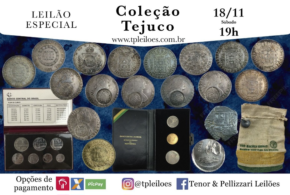 LEILÃO ESPECIAL - Coleção Tejuco