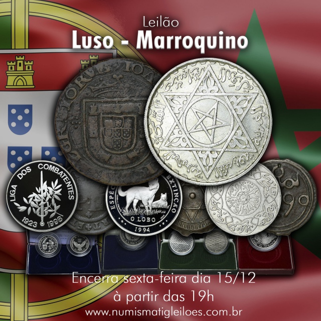 Leilão Especial Numismatig Leilões - Coleção Luso - Marroquino