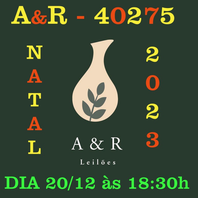 NATAL 2023 A&R LEILÕES - LOTES QUE SÃO VERDADEIROS PRESENTES DE NATAL