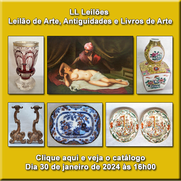 LL Leilões - Leilão de Arte, Antiguidades e Livros de Arte - 30/01/2024 às 16h00