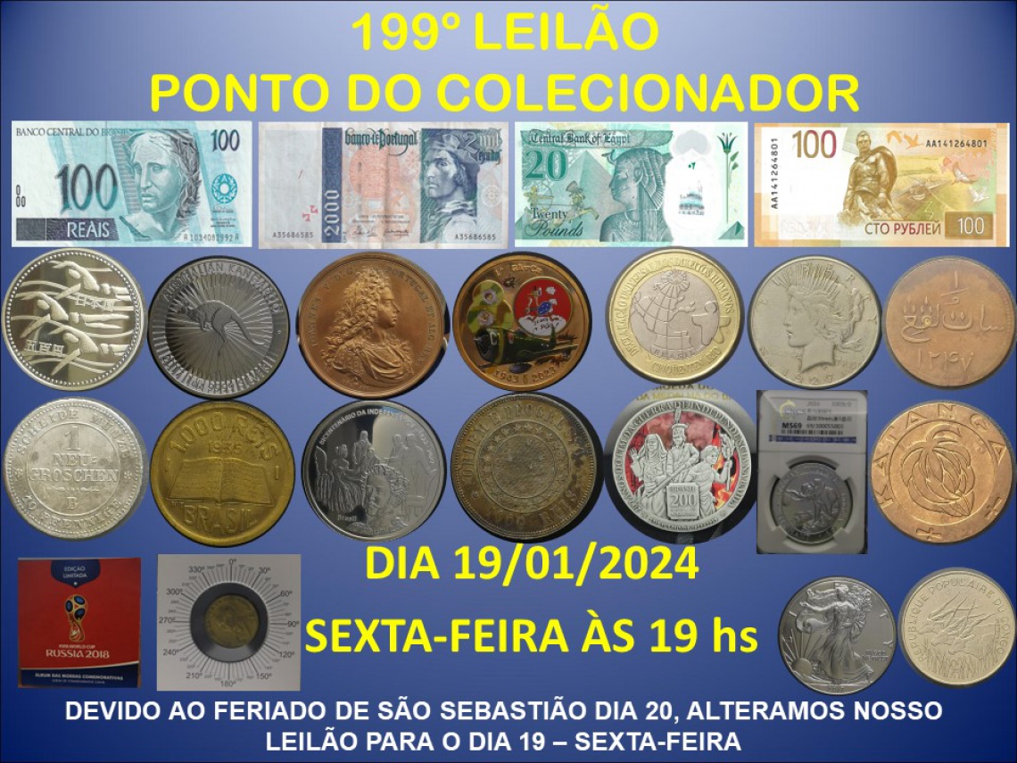 199º LEILÃO PONTO DO COLECIONADOR
