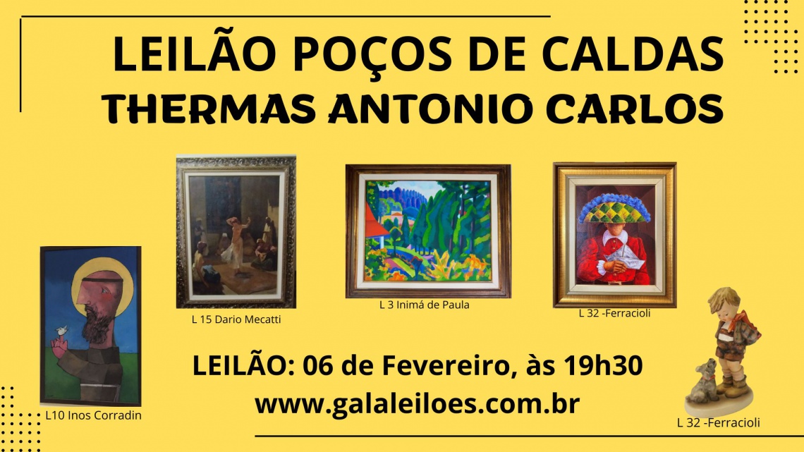 LEILÃO POÇOS DE CALDAS - THERMAS ANTONIO CARLOS