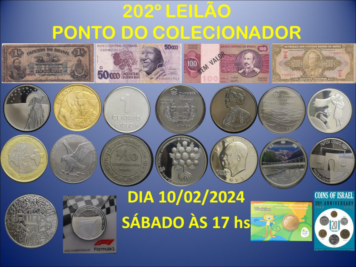 202º LEILÃO PONTO DO COLECIONADOR