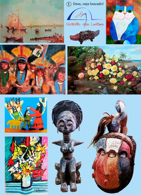 LEILÃO DE ARTE E ANTIGUIDADES (destaque p/ Arte Africana), 23 e 25 de março de 2024.