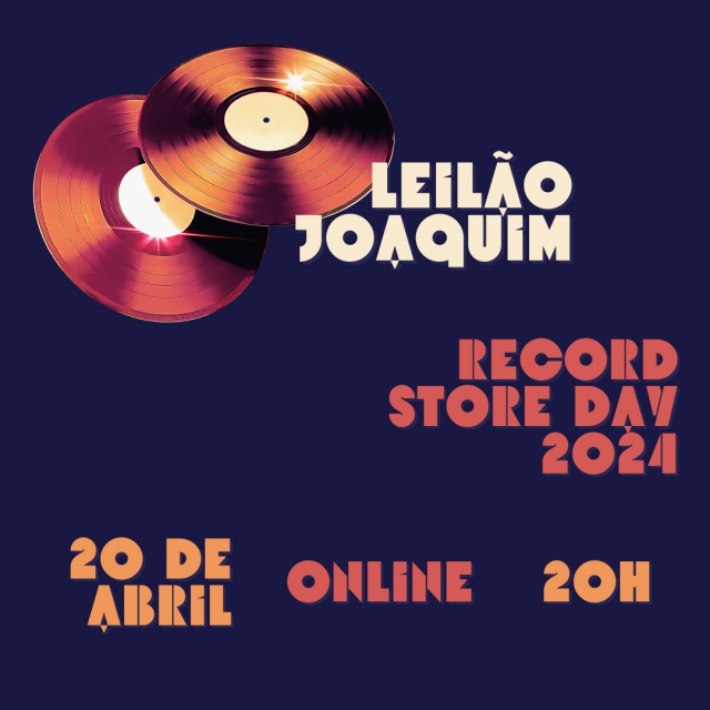 LEILÃO JOAQUIM RECORD STORE DAY 2024