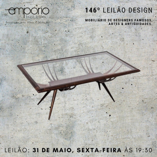 146º Leilão Design - Mobiliário de Designers Famosos, Artes & Antiguidades.