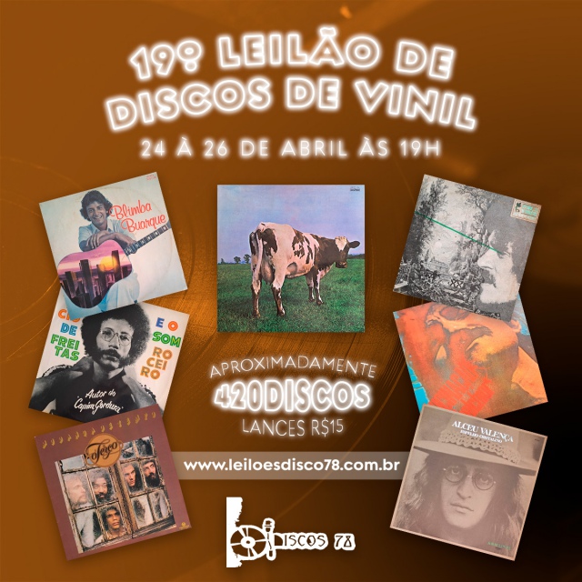 19º LEILÃO DE DISCO DE VINIL - DISCOS 78
