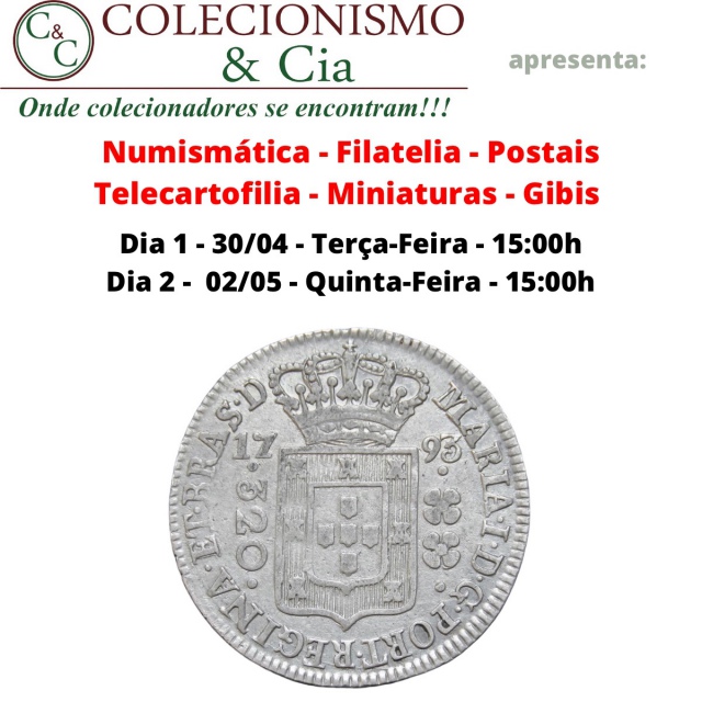 Leilão Colecionismo&Cia - Numismática - Filatelia - Postais - Telecartofilia - Minaturas - Gibis