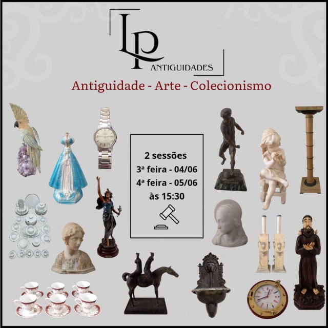 LEILÃO LP ANTIGUIDADES - Antiguidade, Arte e Colecionismo