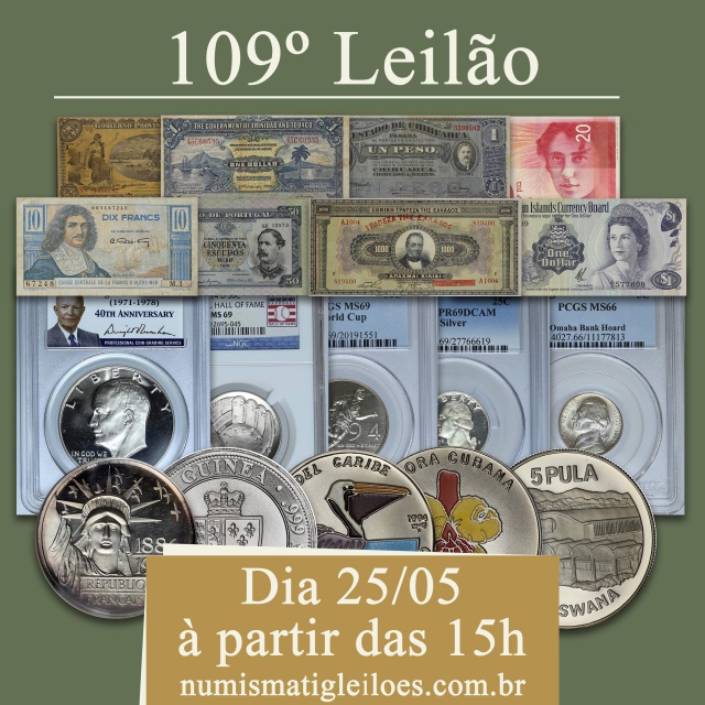 109º LEILÃO NUMISMATIG LEILÕES