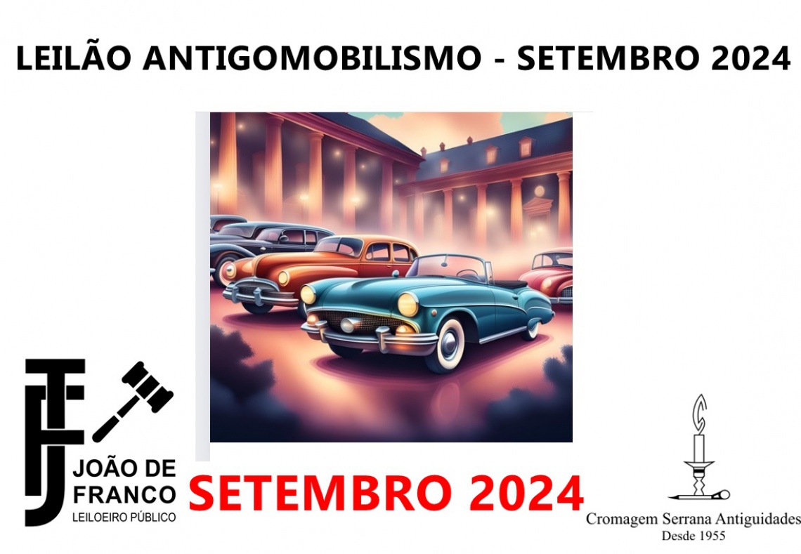 LEILÃO ANTIGOMOBILISMO - SETEMBRO 2024
