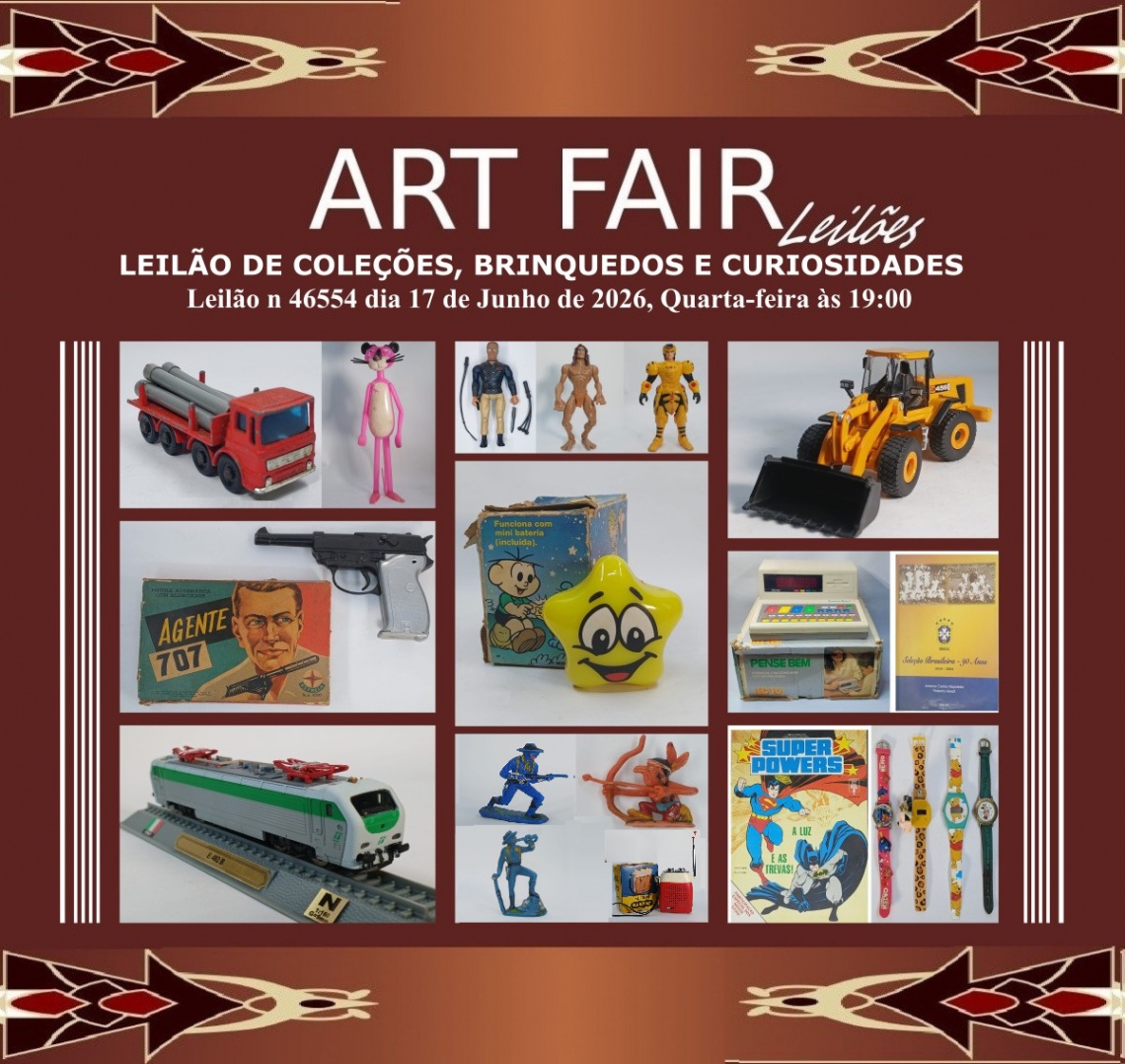 LEILÃO DE COLEÇÕES, BRINQUEDOS E CURIOSIDADES
