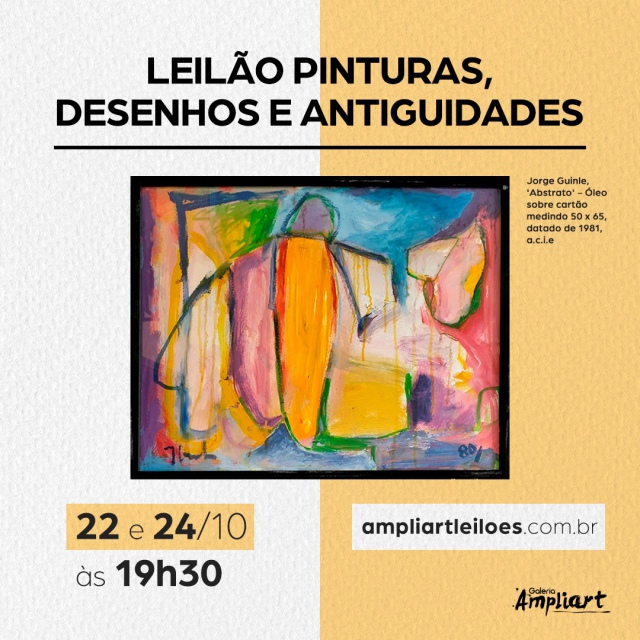 LEILÃO PINTURAS, DESENHOS E ANTIGUIDADES