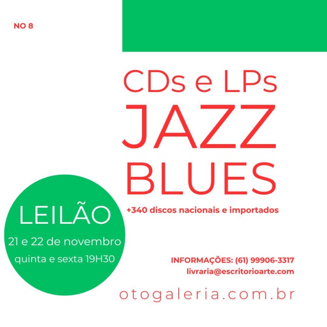 Leilão de Discos (LPs e CDs) de Jazz e Blues