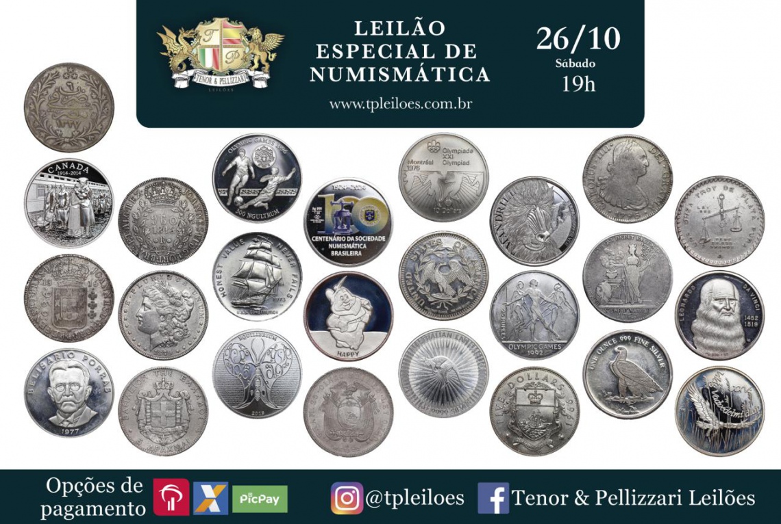 LEILÃO ESPECIAL DE NUMISMÁTICA