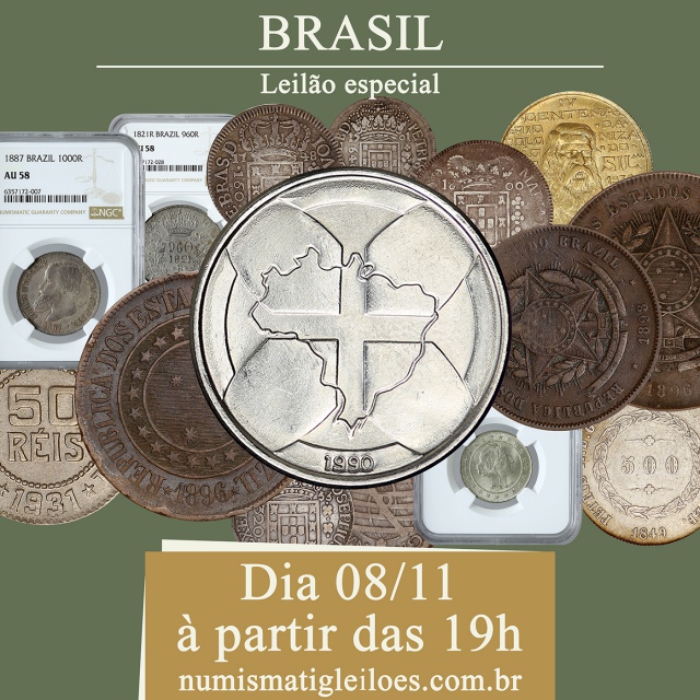 124º LEILÃO NUMISMATIG LEILÕES - ESPECIAL BRASIL