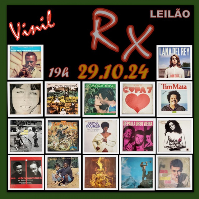 LEILÃO VINIL RX.