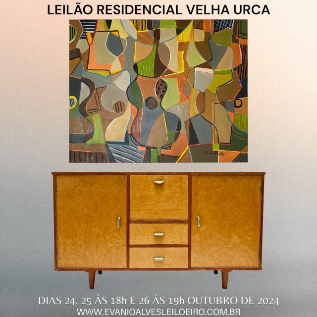 LEILÃO RESIDENCIAL VELHA URCA! OBJETOS DE ARTE E ANTIGUIDADES