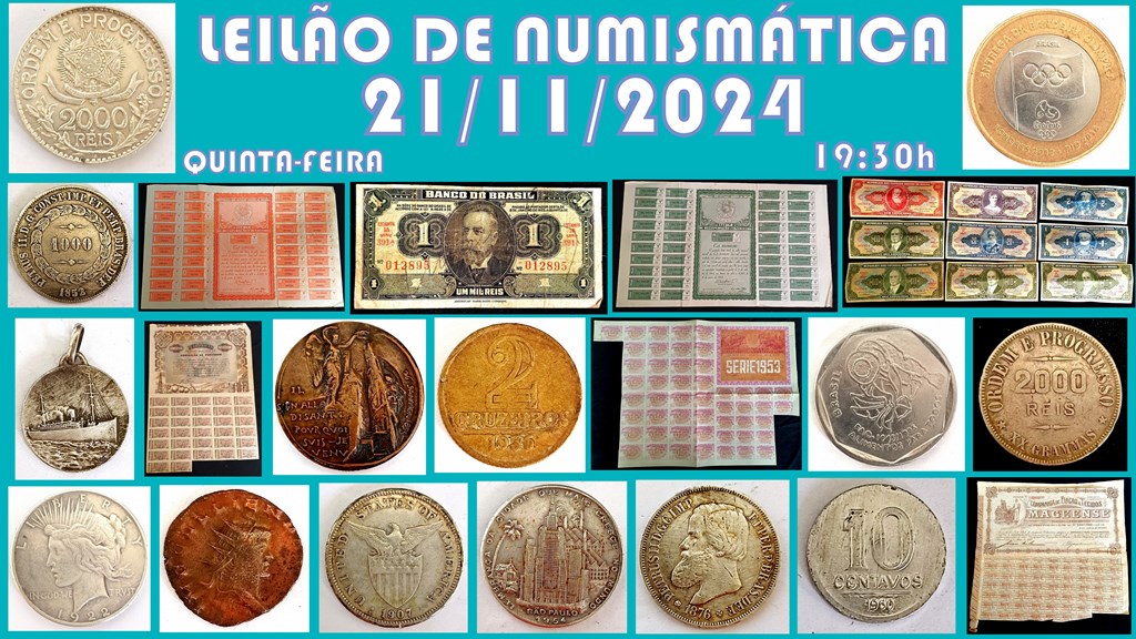 LEILÃO DE NUMISMÁTICA