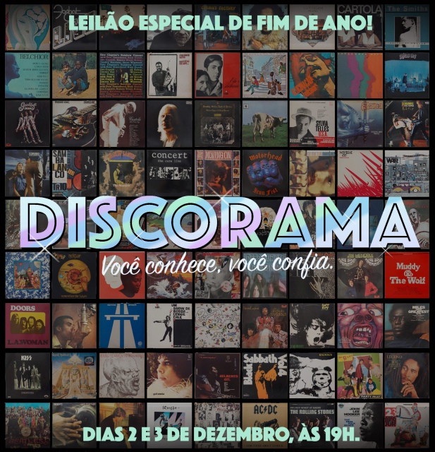 54º LEILÃO ESPECIAL DISCORAMA DE DISCOS RAROS EM VINIL & OUTRAS MÍDIAS